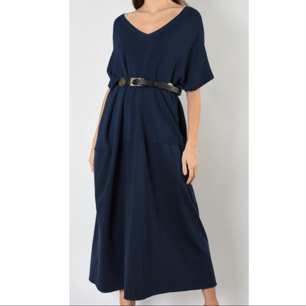 Jim Sander Navy Oversized Dress